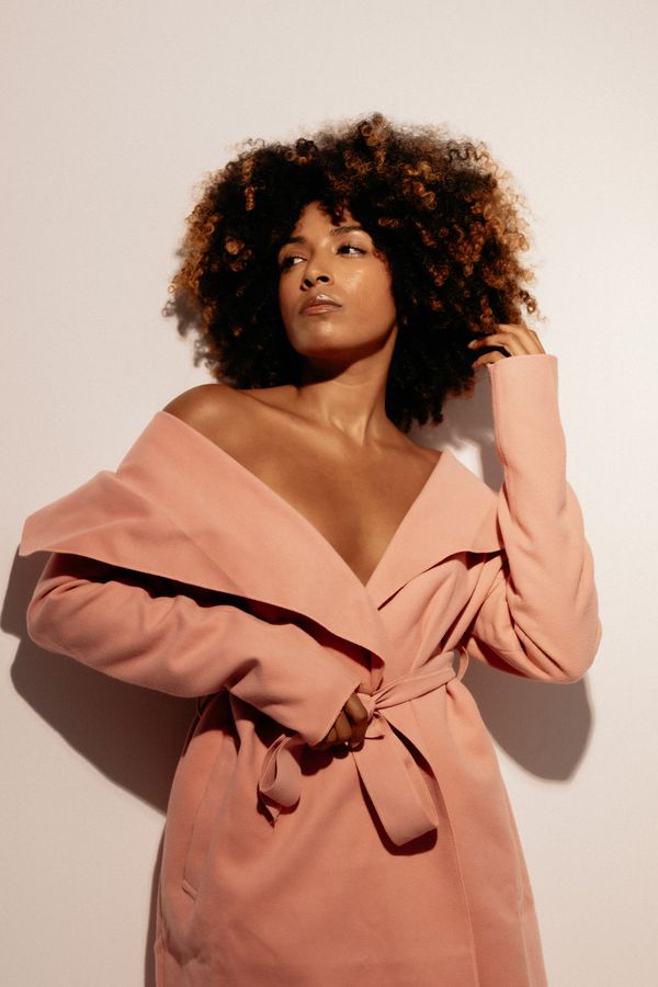 Blush Wrap Dress