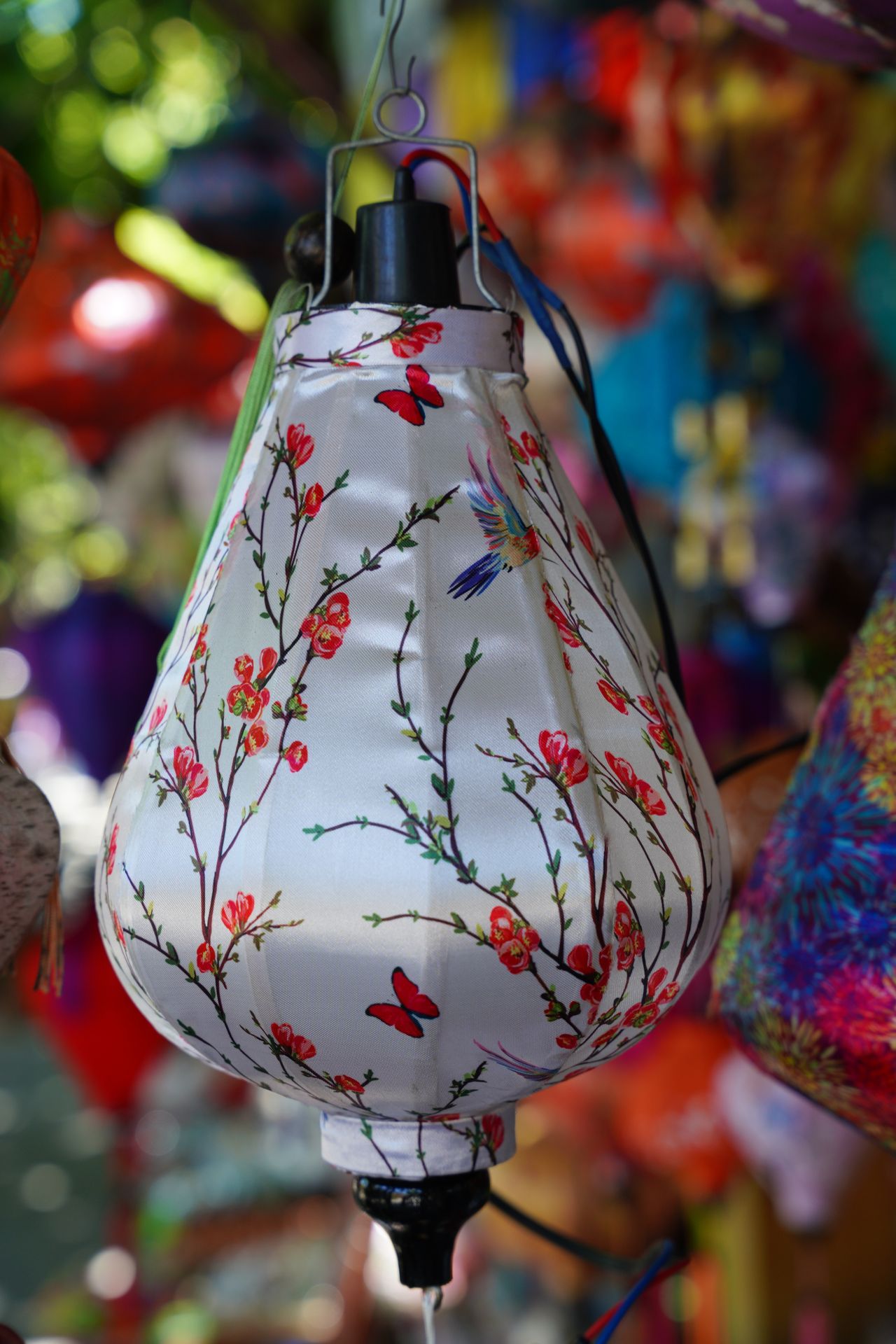 Hand-woven silk lantern