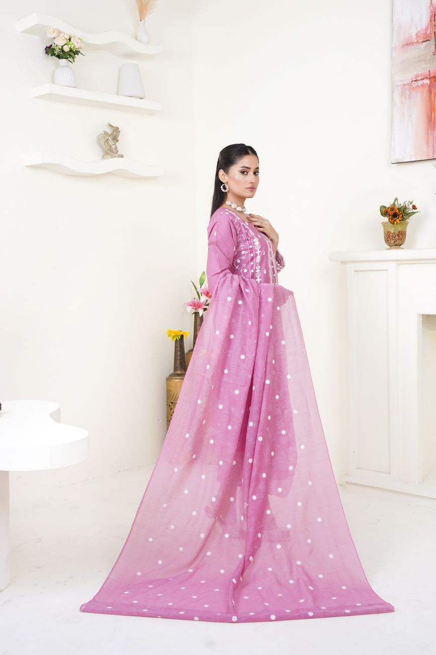 Elegant Pink Dress For