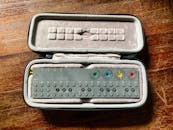 Portable Synthesizer in Protective Case Display