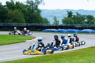 Exciting go-kart racing event at a track in Wampum, Pennsylvania.