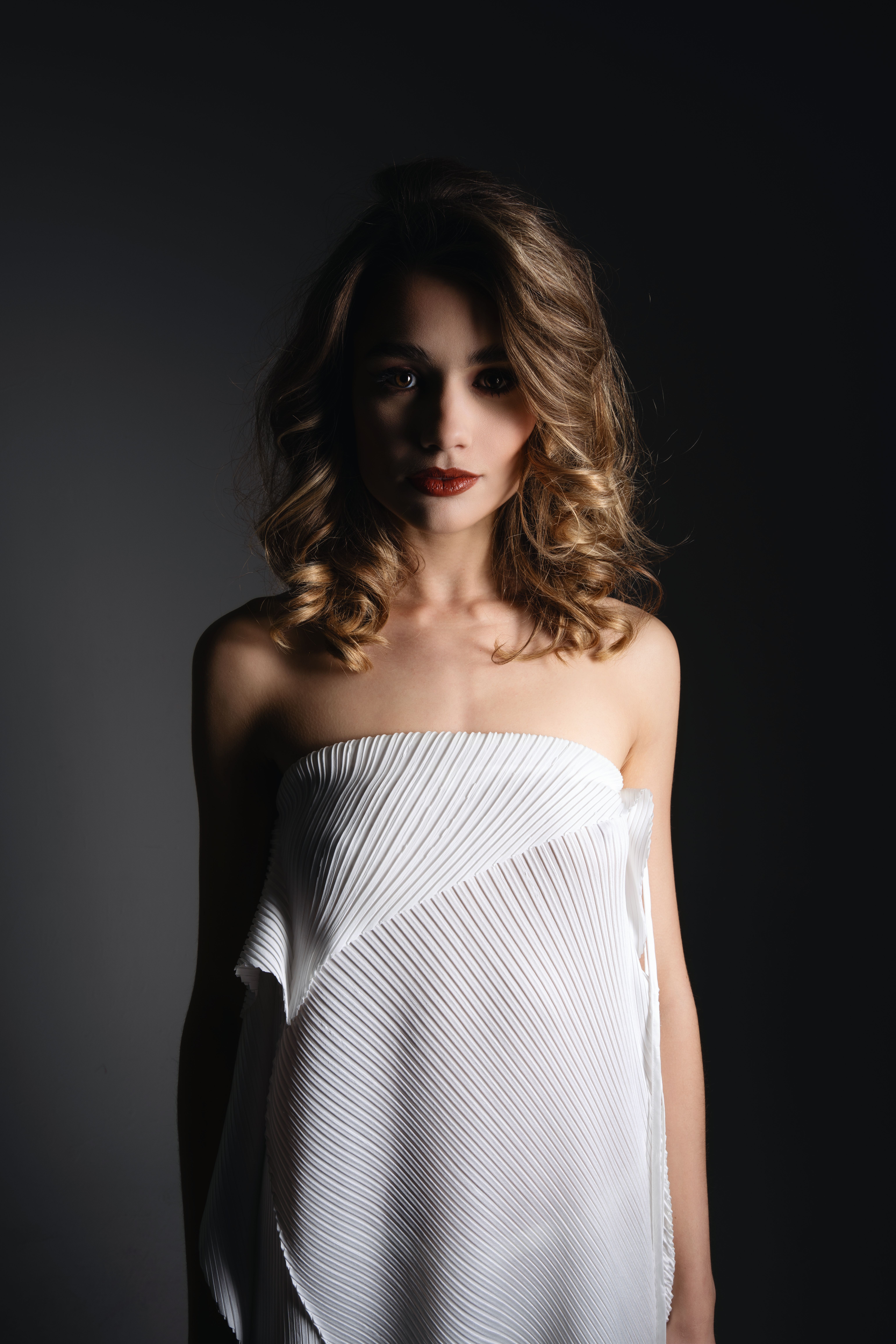 Elegant Fashion Portrait in Dramatic Lighting · Free Stock Photo