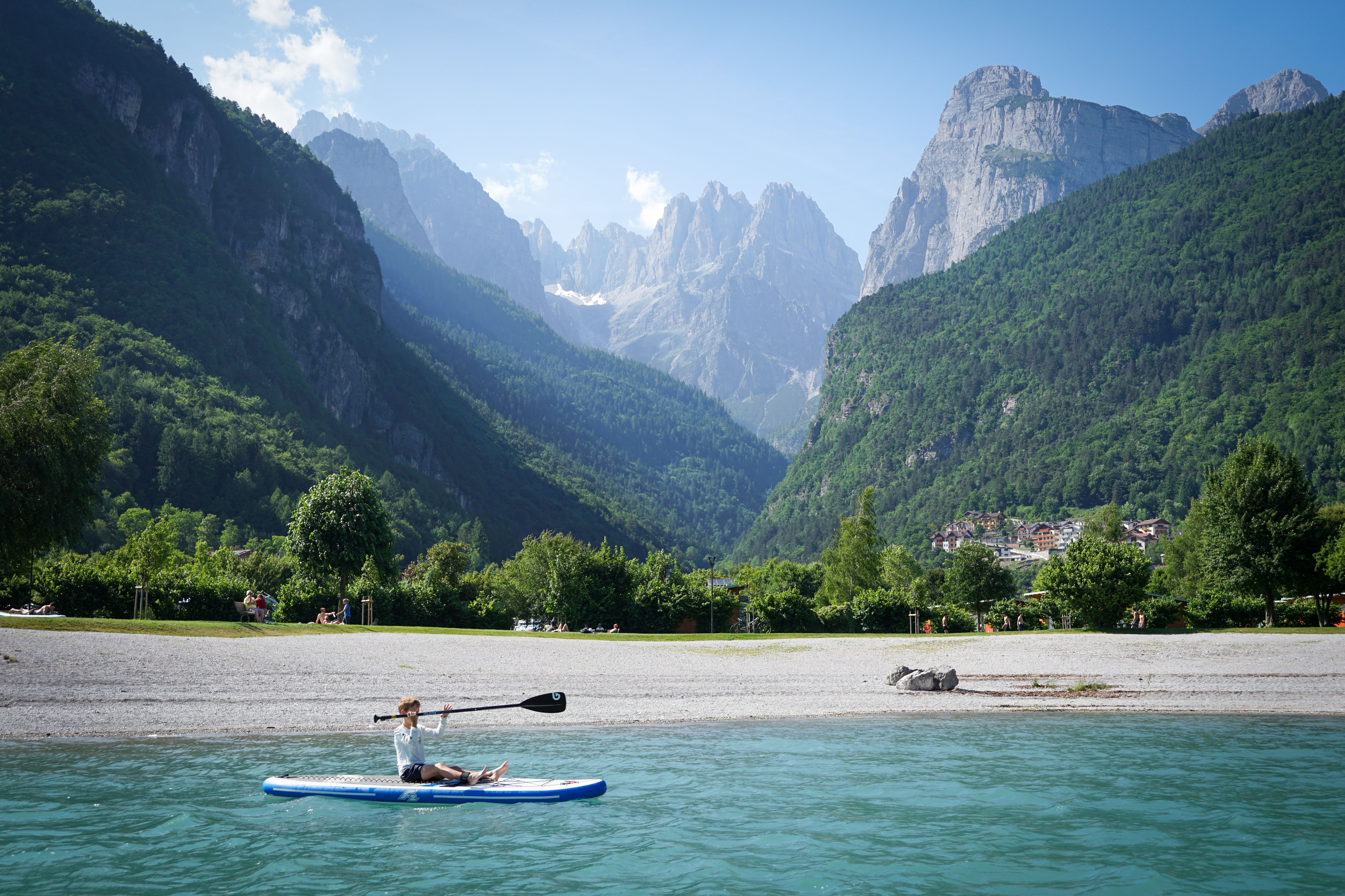 Scenic Lake Adventure in Italian Alps · Free Stock Photo
