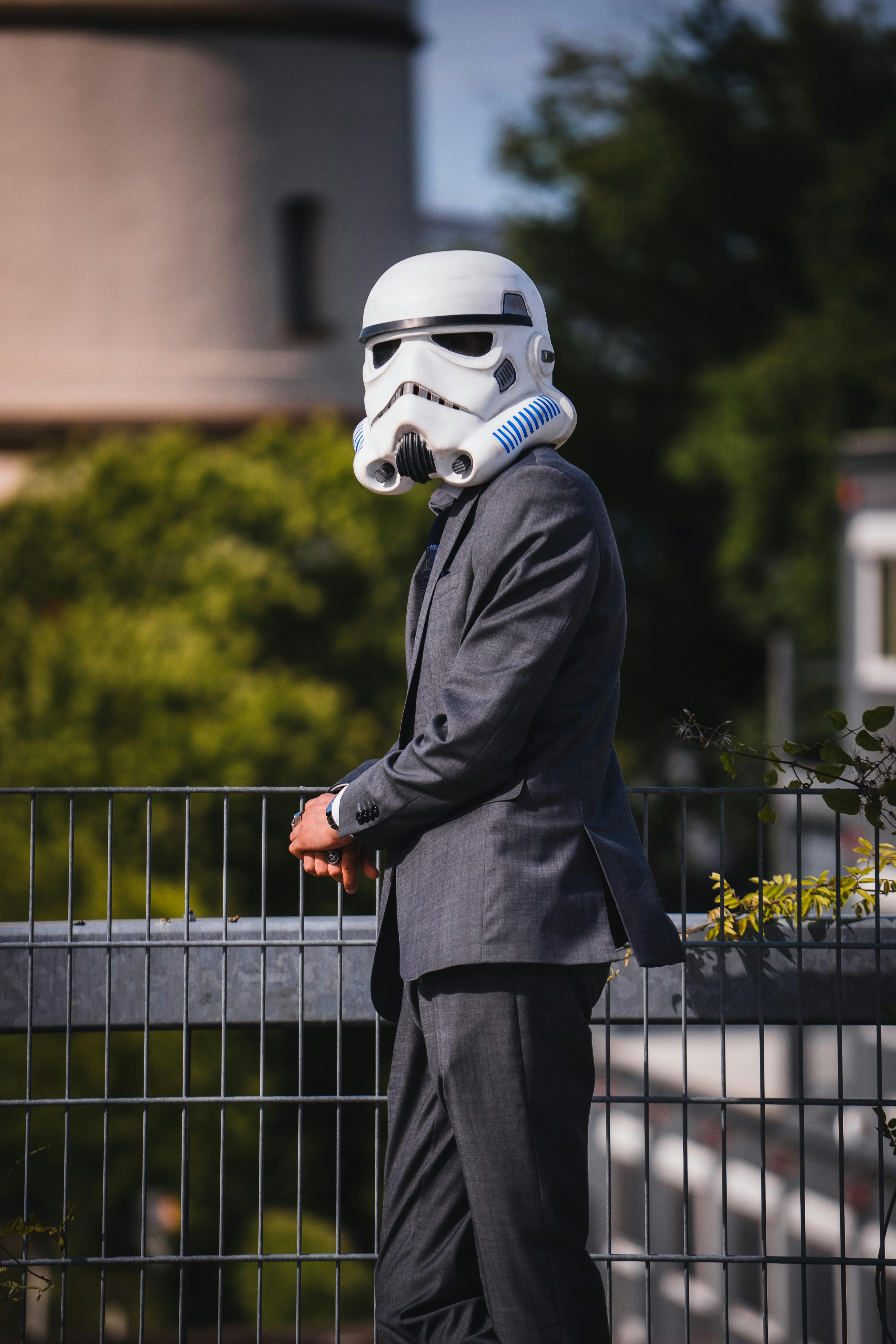 stormtrooper in suit outdoors in gutersloh