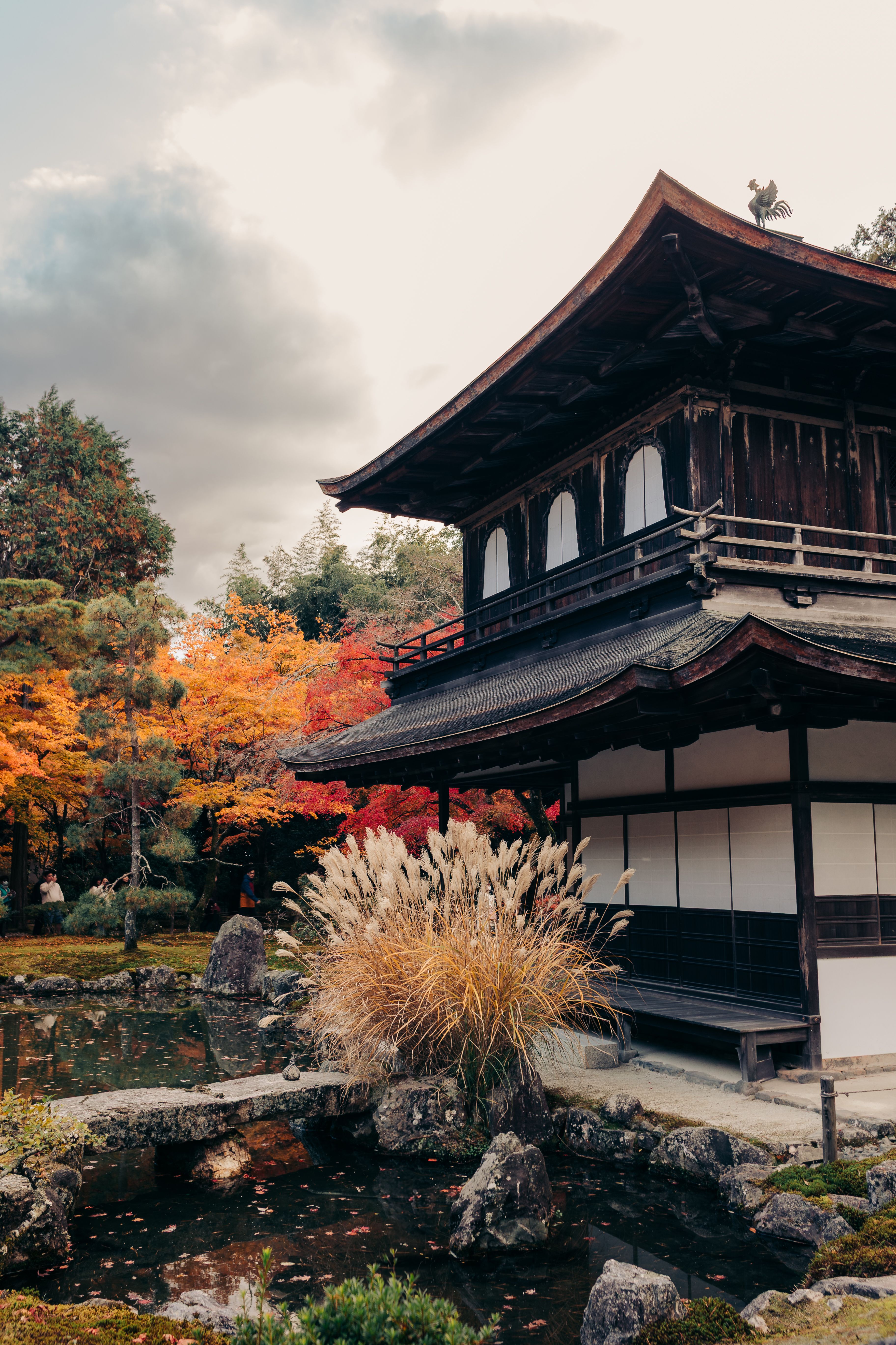 Traditional Japanese Temple in Autumn Garden · Free Stock Photo