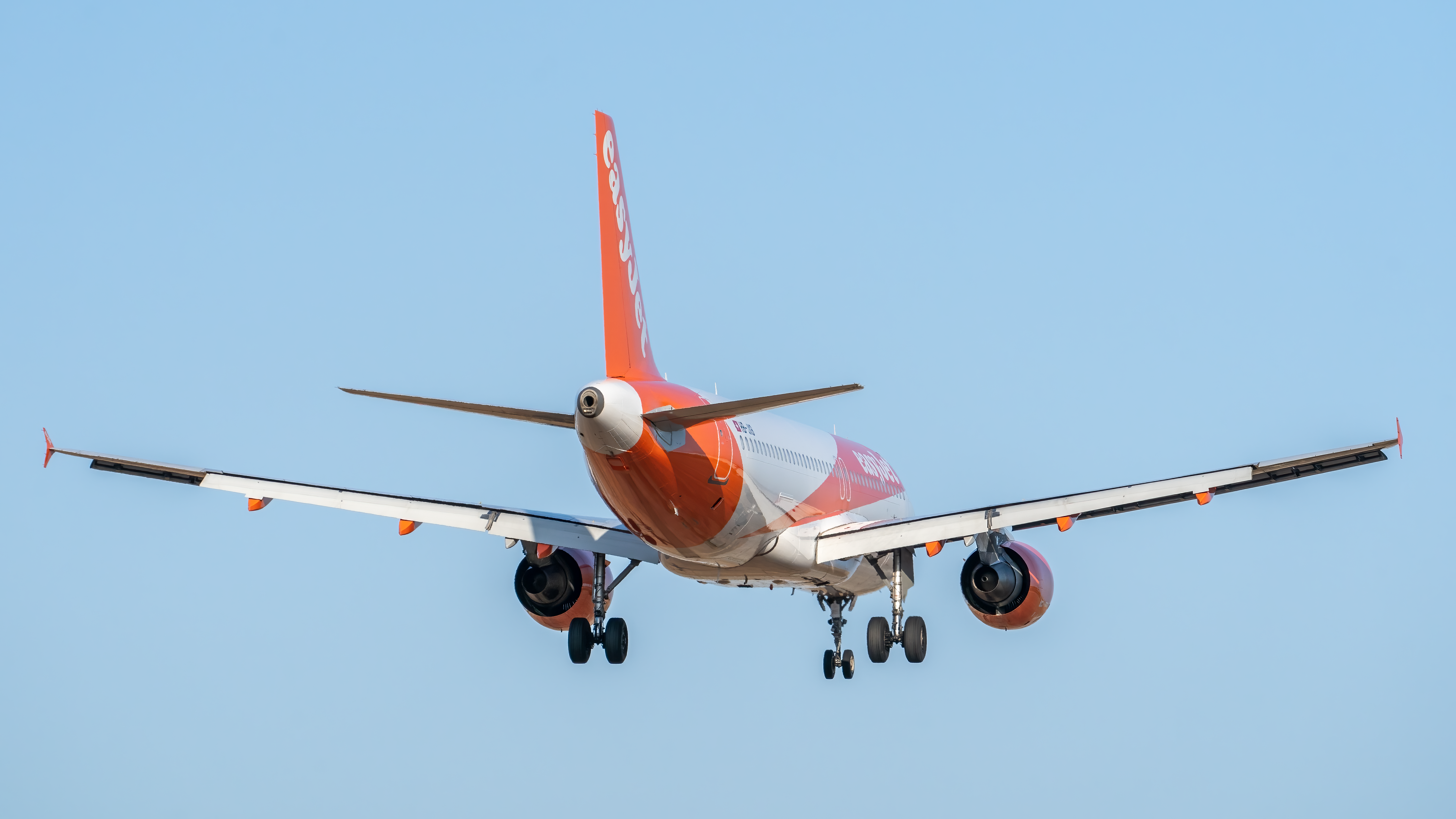 An easyJet plane landing at Malta International Airport