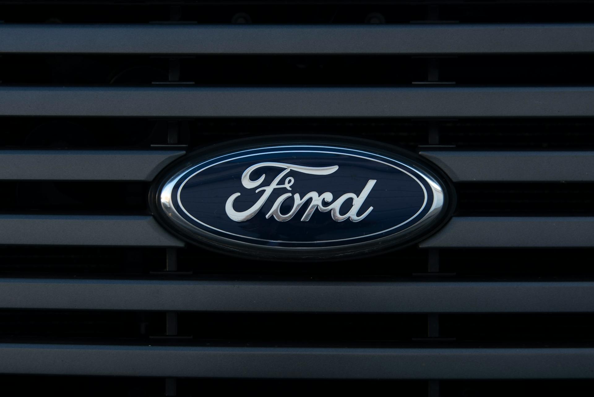 Black and Silver Ford Logo