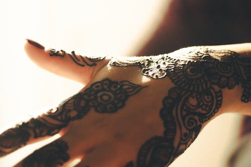 Close-Up Photo Of Tattoo On Person's Hand