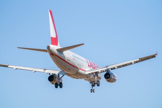 Airbus A320 making a smooth landing at Manises Airport, Comunidad Valenciana, Spain.