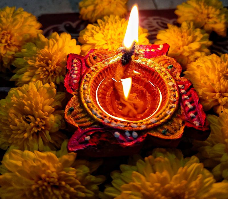The Patel family Diwali housewarming celebration