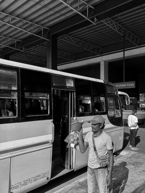 Free Bus Station Stock Photo