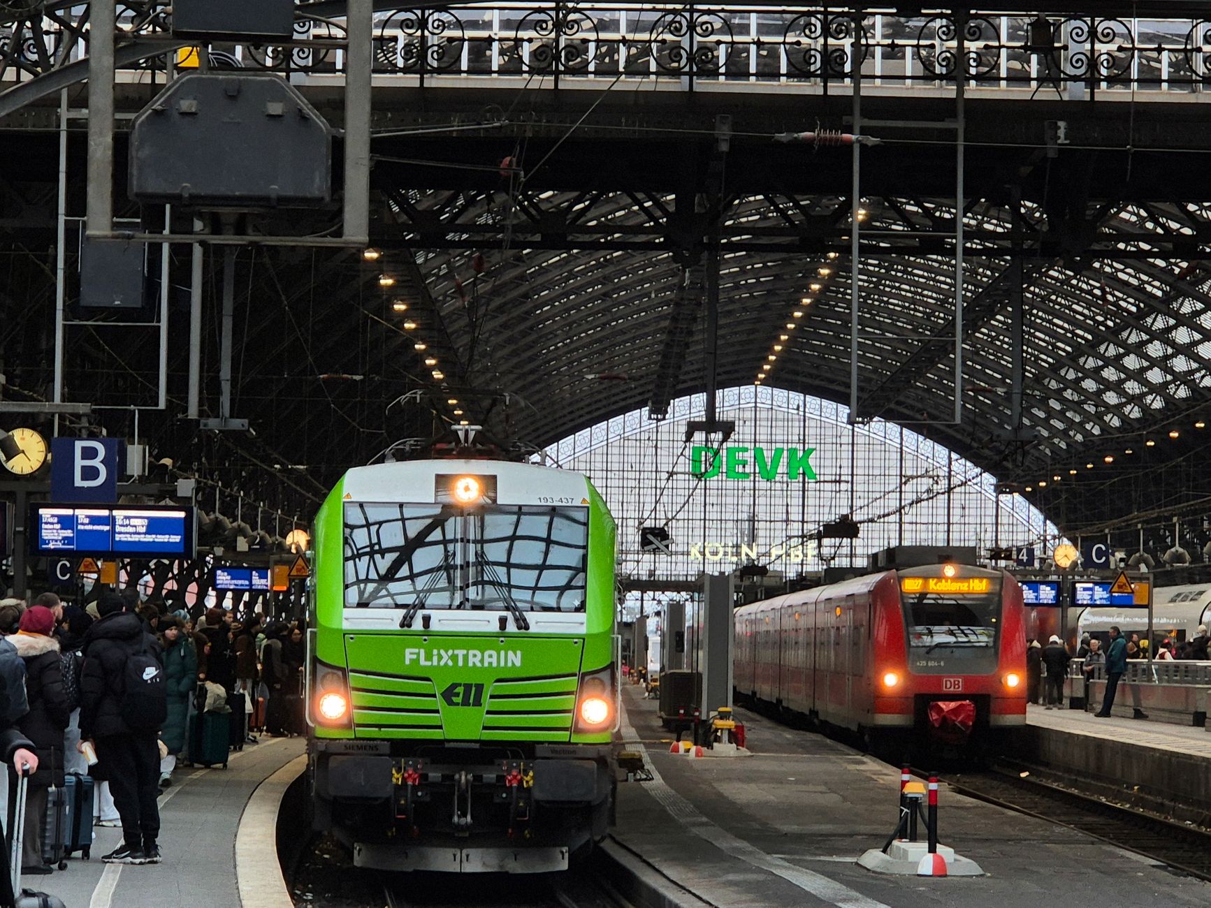 Departure from Cologne