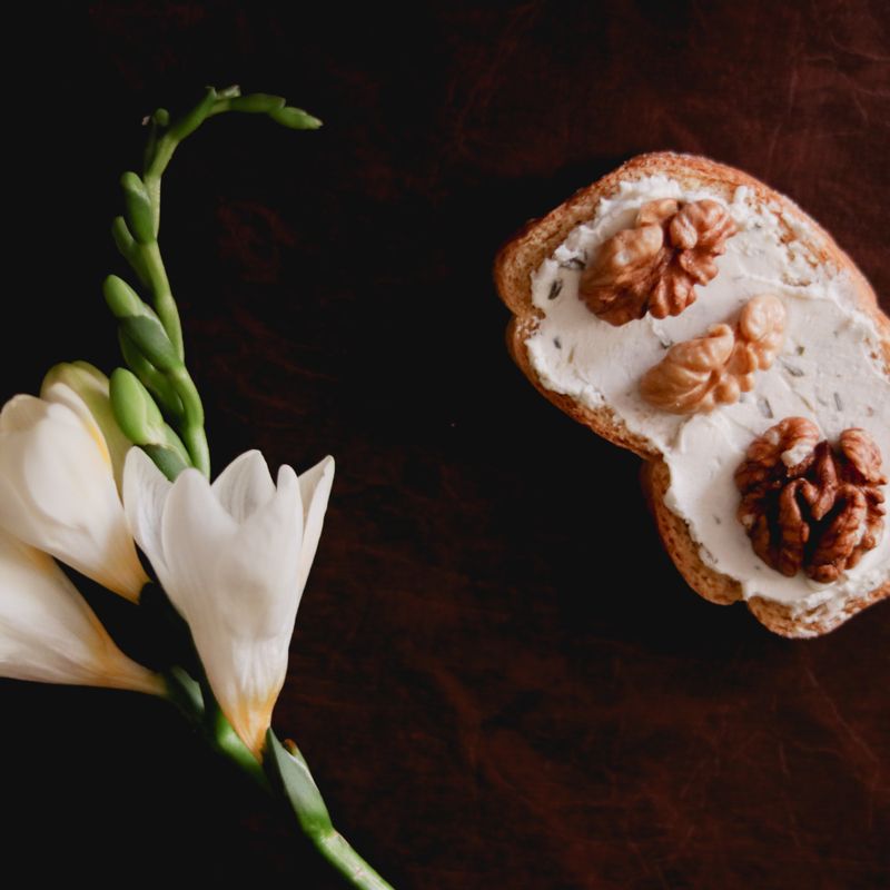 French Périgord Walnut and Cognac Cream