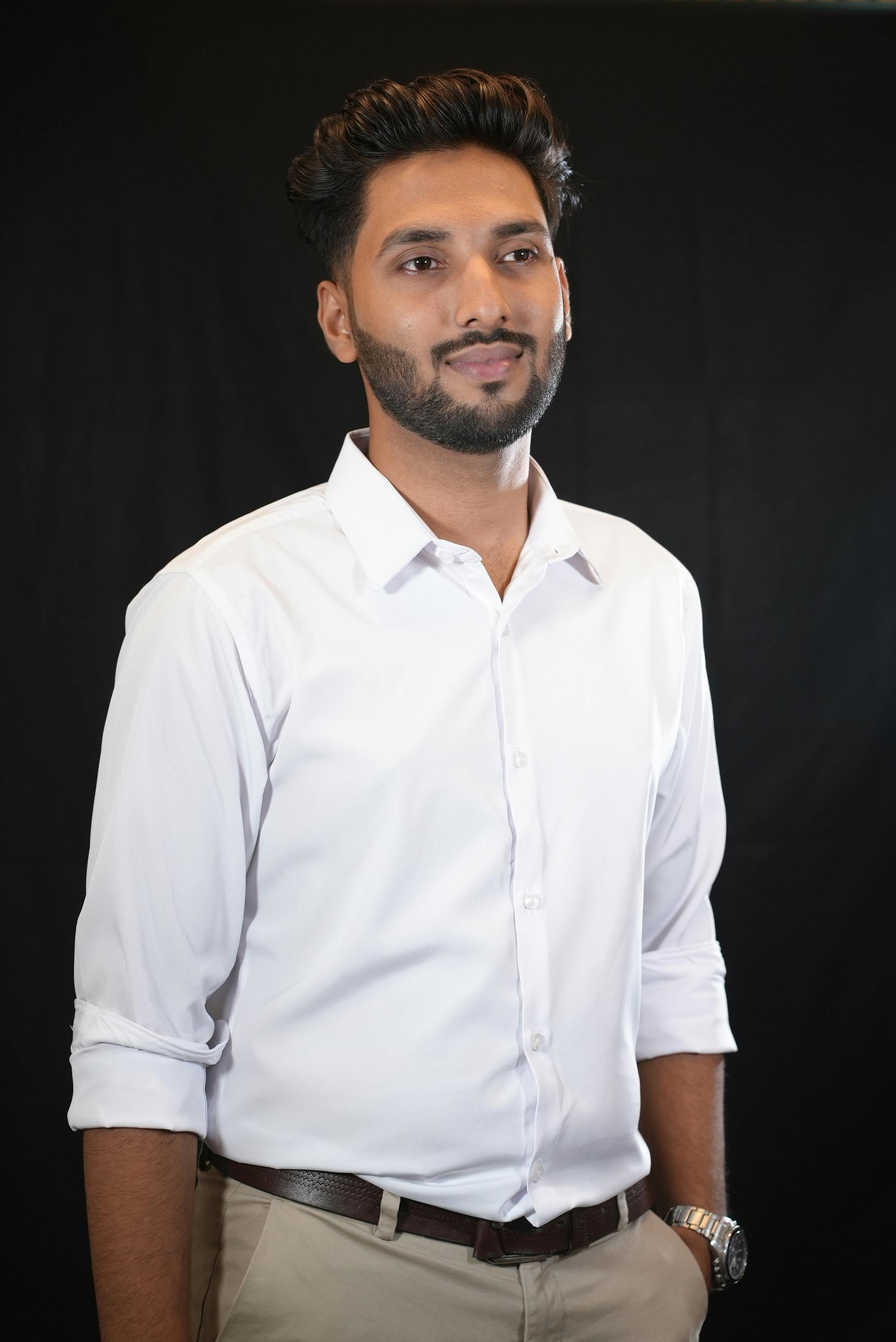 Portrait of South Asian app developer Aditi Nair