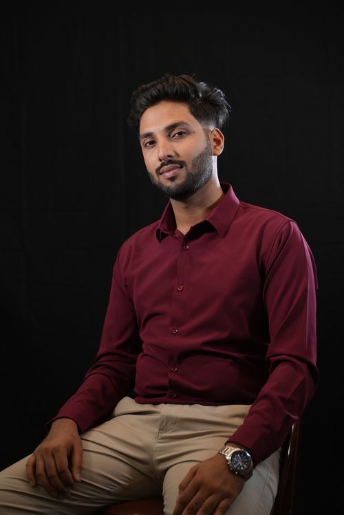 Casual Red Full Sleeve Shirt by Allen Solly