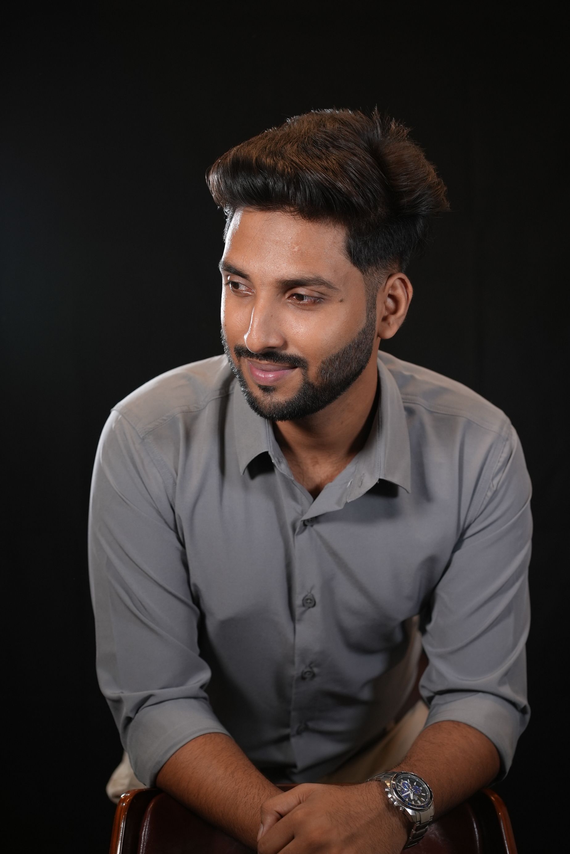 Portrait of Aarav Nair, product UI/UX designer
