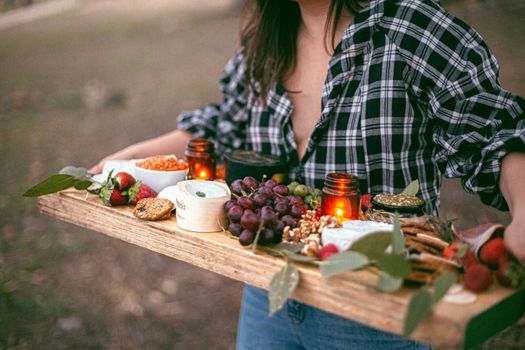 Free stock photo of appetizer, board, cheese platter