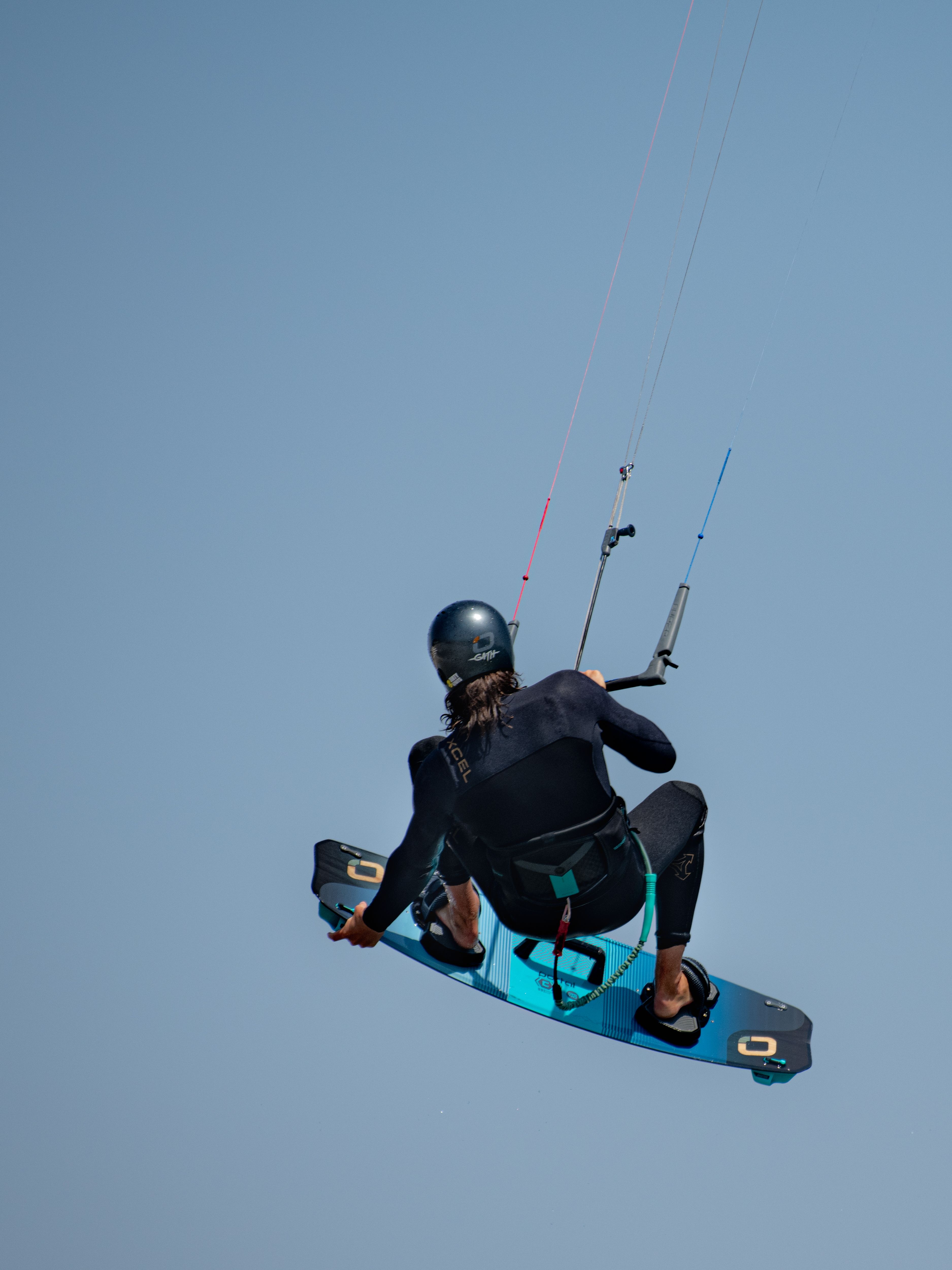 Dynamic Kite Surfer Soaring Over Atlantic Ocean · Free Stock Photo