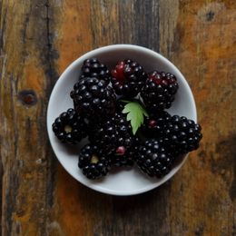 A small bowl of fresh blackberries — Hakan Yasarcan on Pexels
