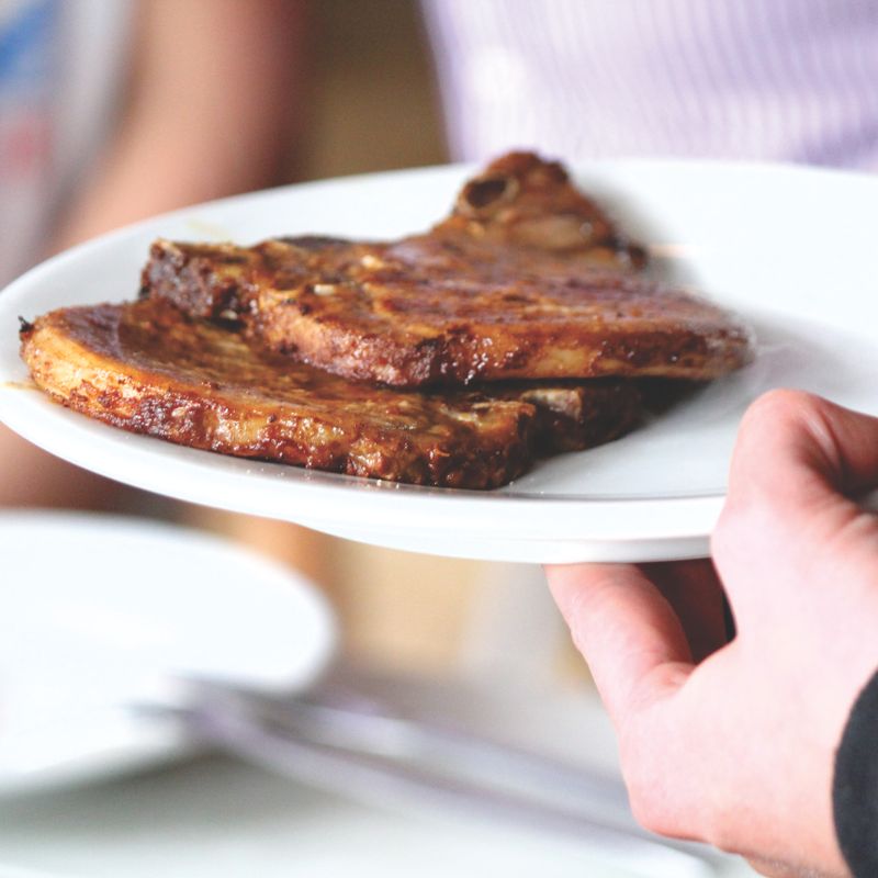 Ecuadorian Cumin Roasted Pork Chops