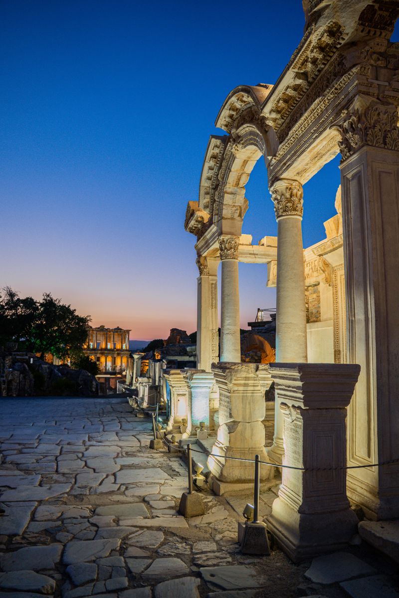 Ephesus at sunset