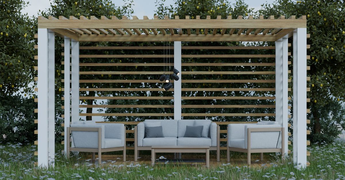 Détail Pergola à Wallonie - Creative Solution Détail Pergola à Wallonie - Creative Solution