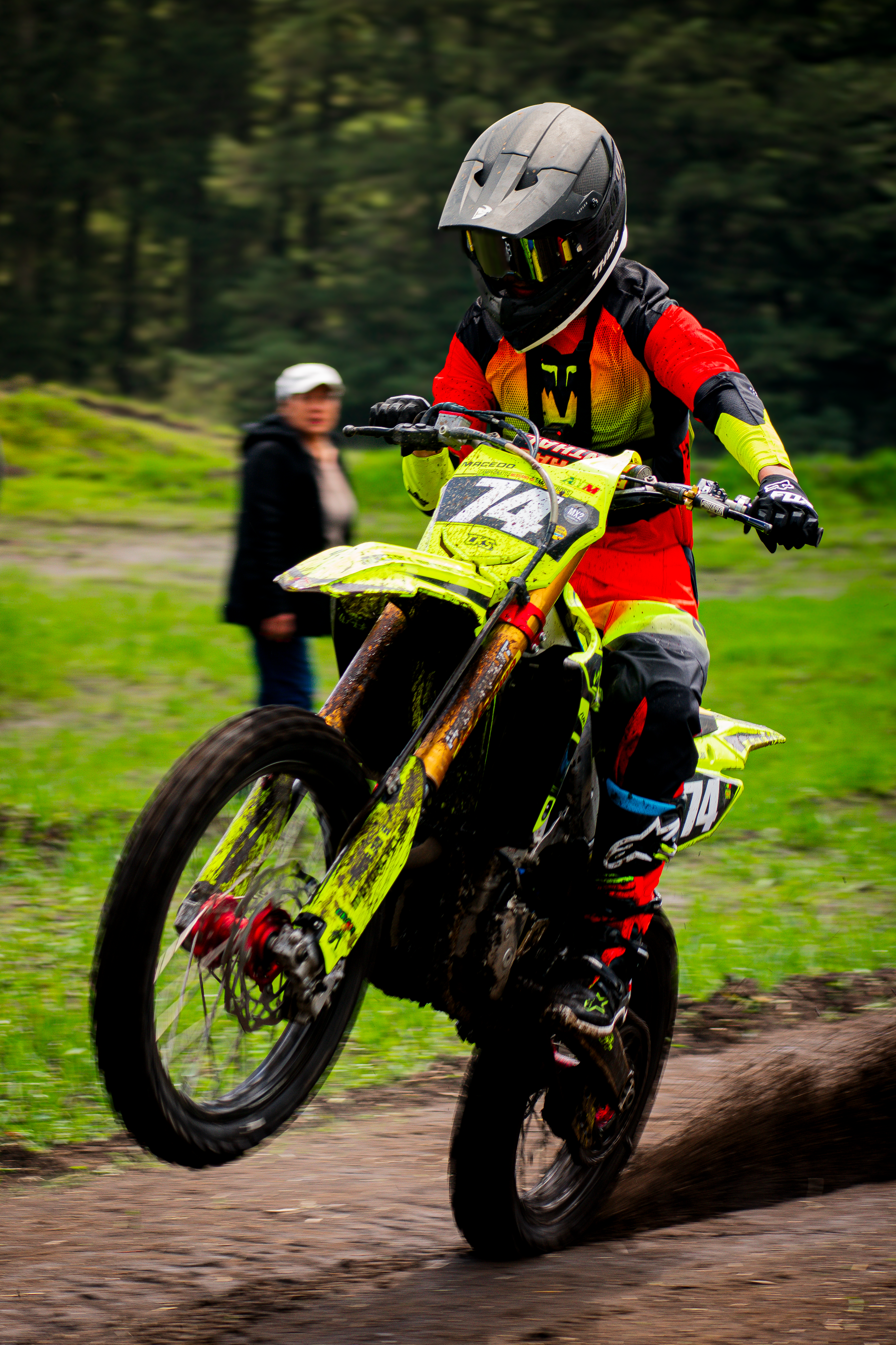 Dynamic Motocross Racer in Action in Mexico · Free Stock Photo
