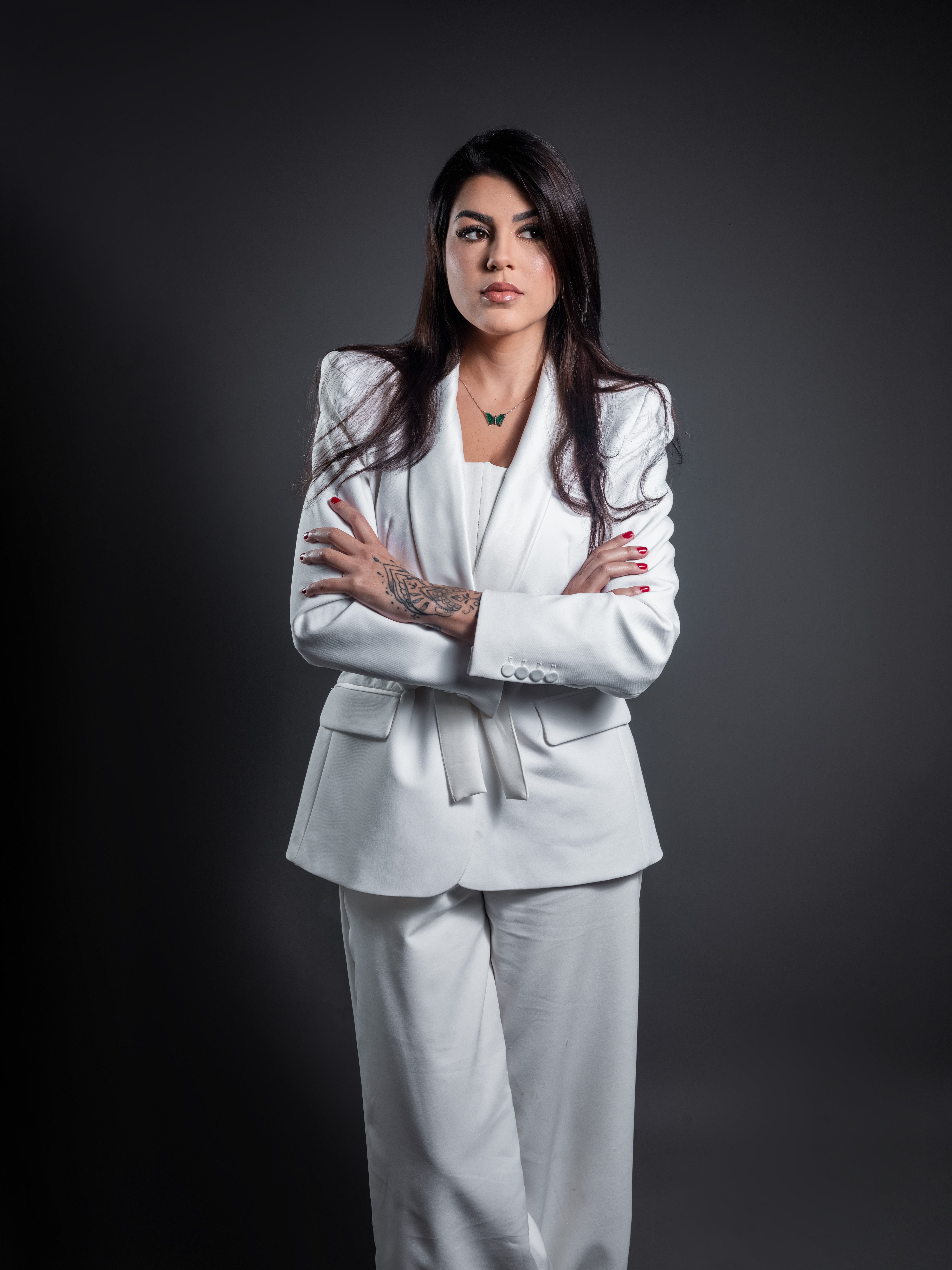Young Elegant Woman Posing in Studio · Free Stock Photo