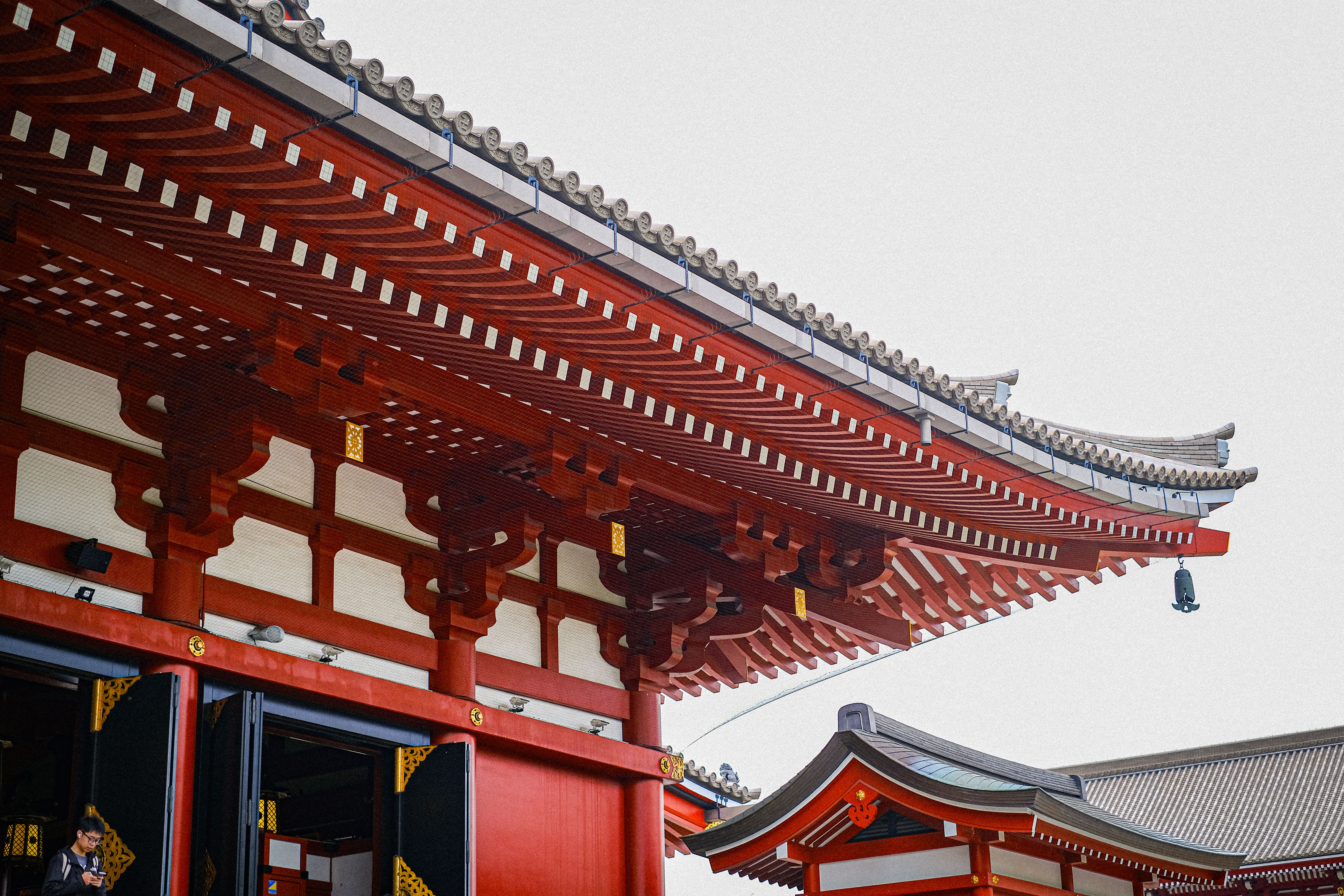 Traditional Japanese Temple Roof Architecture · Free Stock Photo