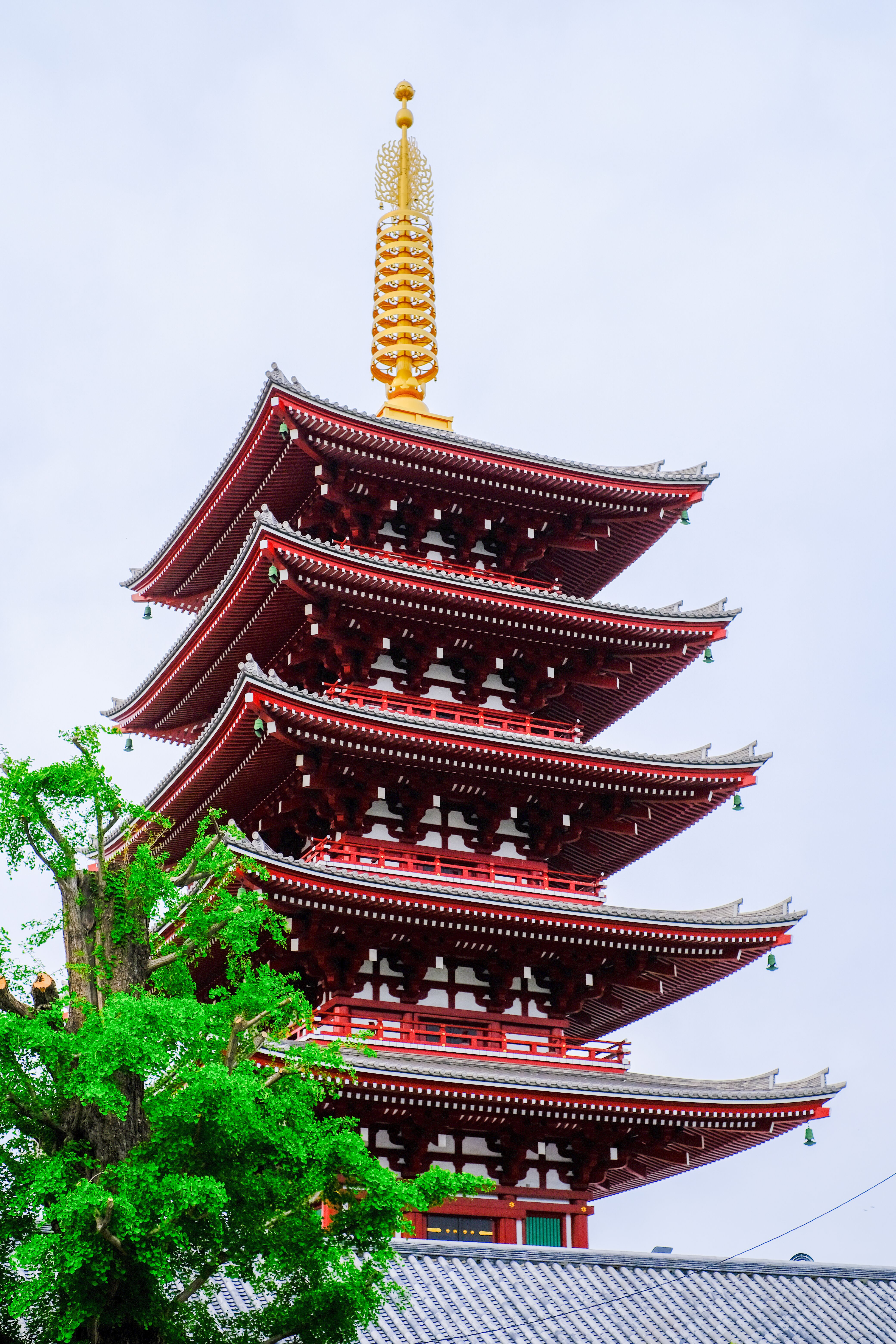 Iconic Five-Storied Pagoda in Tokyo, Japan · Free Stock Photo