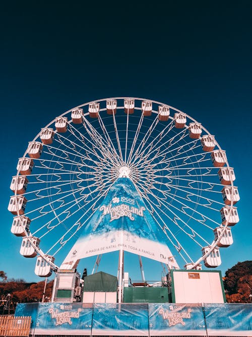 Free Low Angle Photo Of Ferris Wheel  Stock Photo