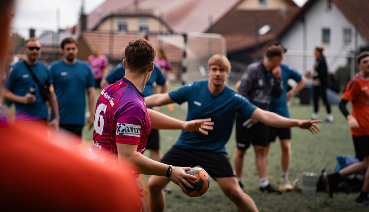Tryon Hand Ball Competitive Handball Practice Session Outdoors · Free Stock Photo