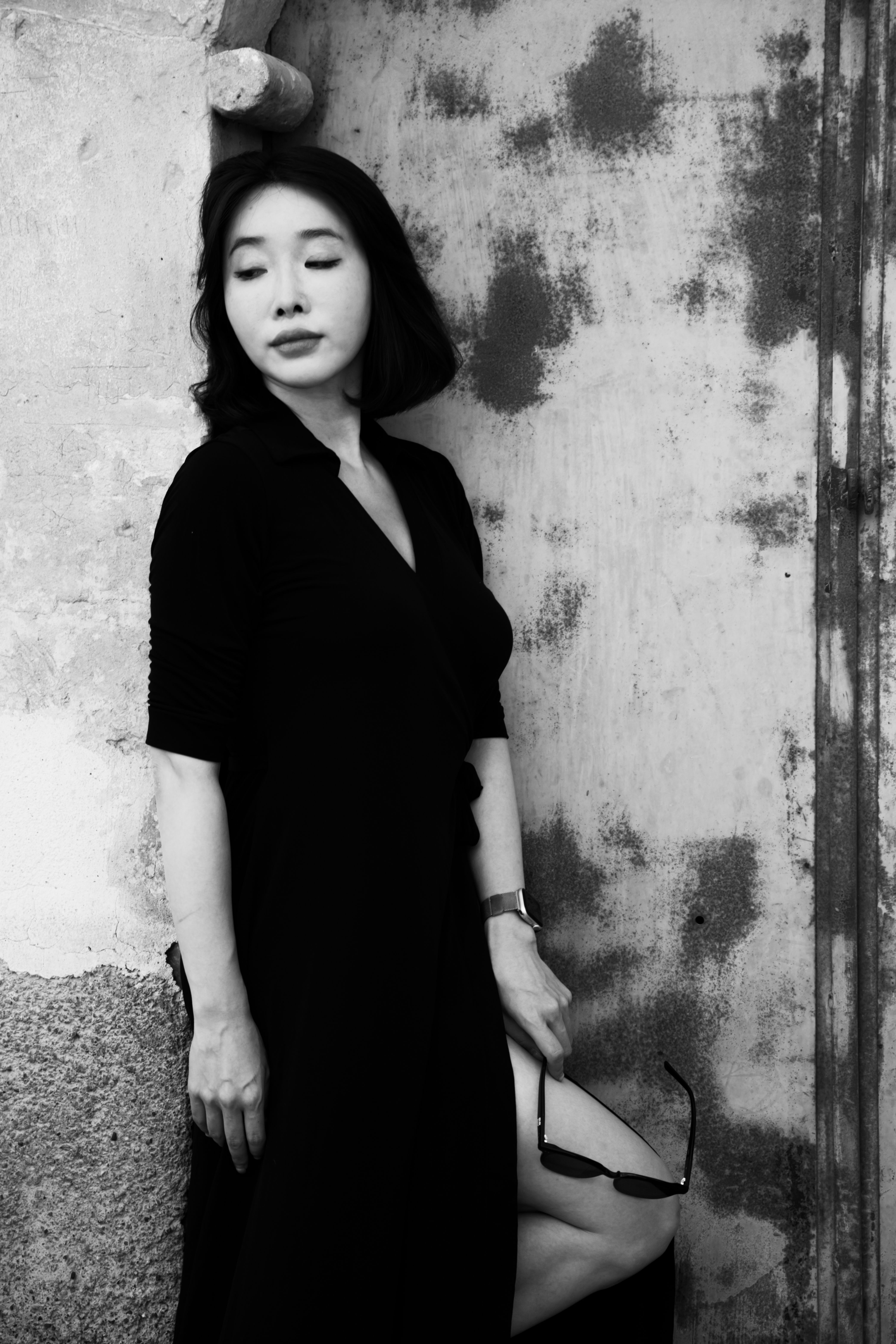 Elegant Black and White Portrait of a Woman · Free Stock Photo