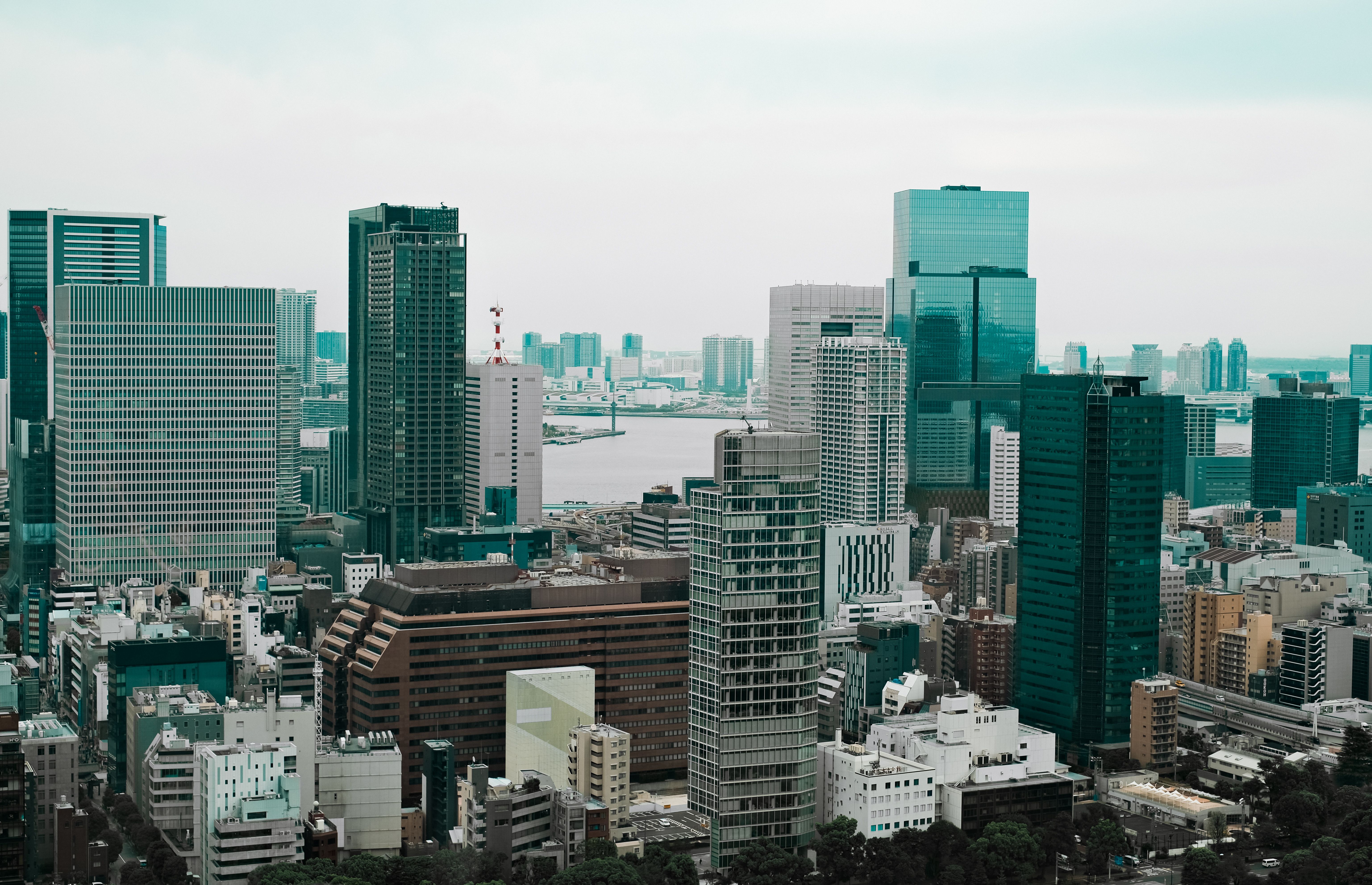 Modern Tokyo Cityscape with Skyscrapers · Free Stock Photo