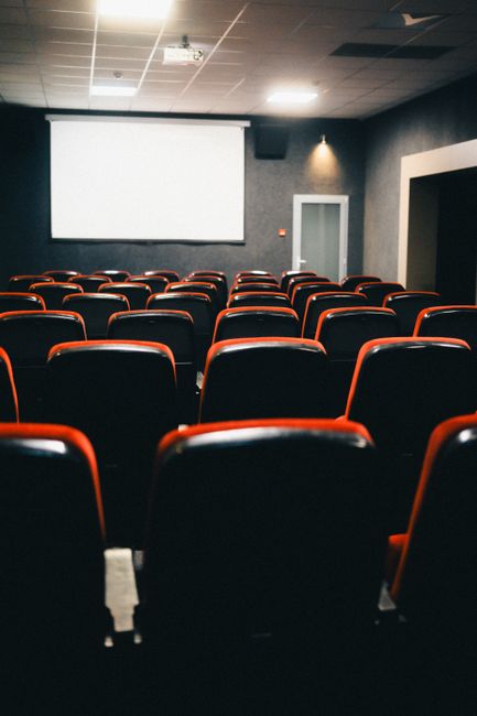 cinema seats screen empty theater