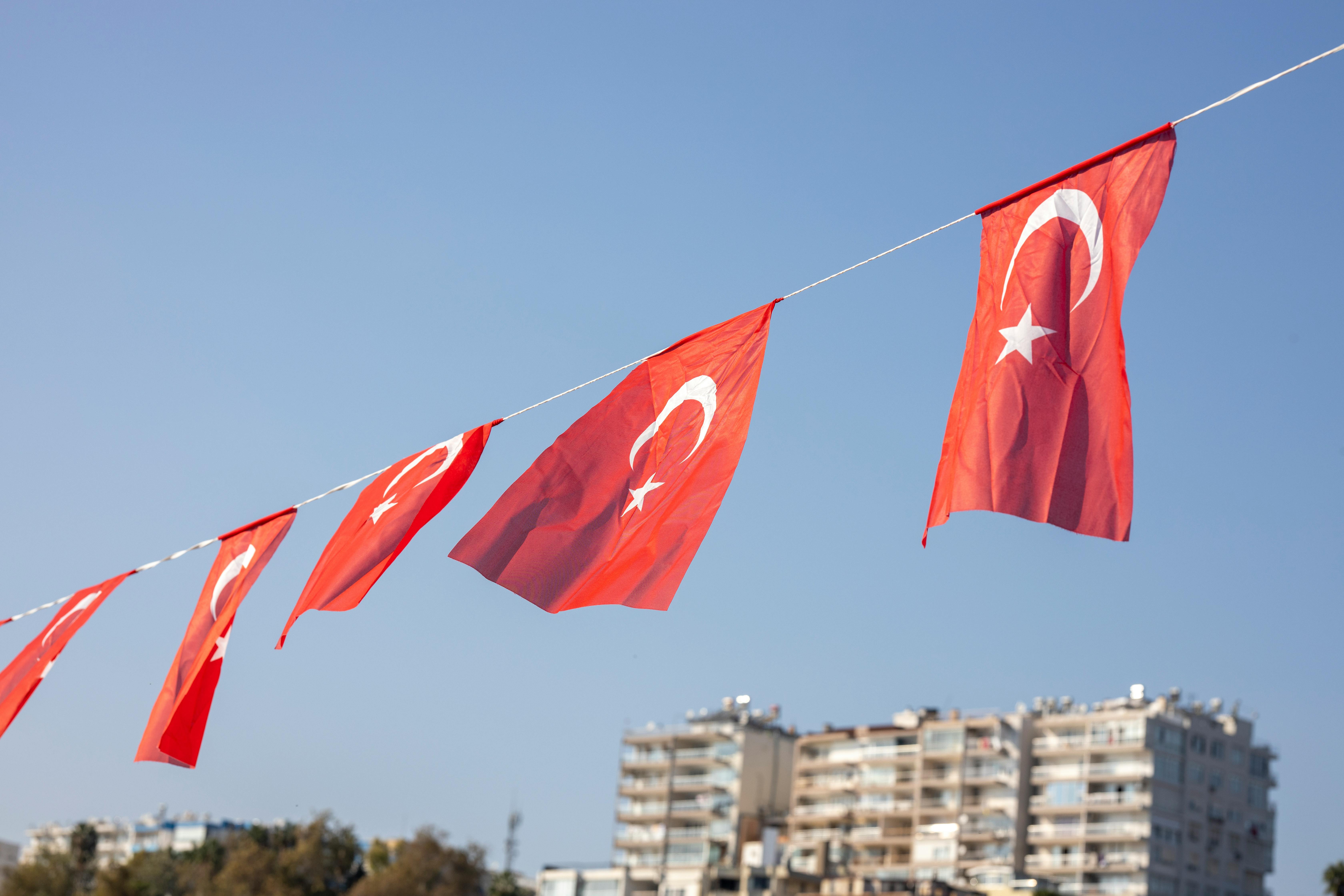 Flags of Turkey · Free Stock Photo