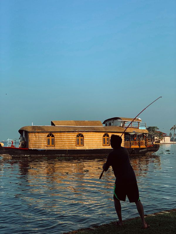 Fishing at Sunrise