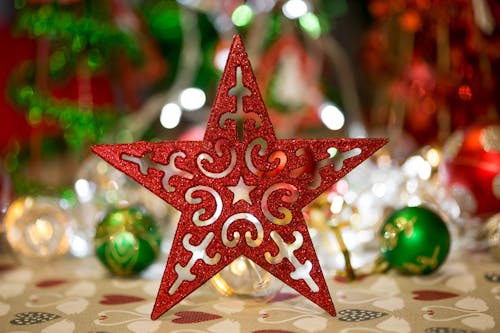 Kostenloses Stock Foto zu rot, roter stern, weihnachten