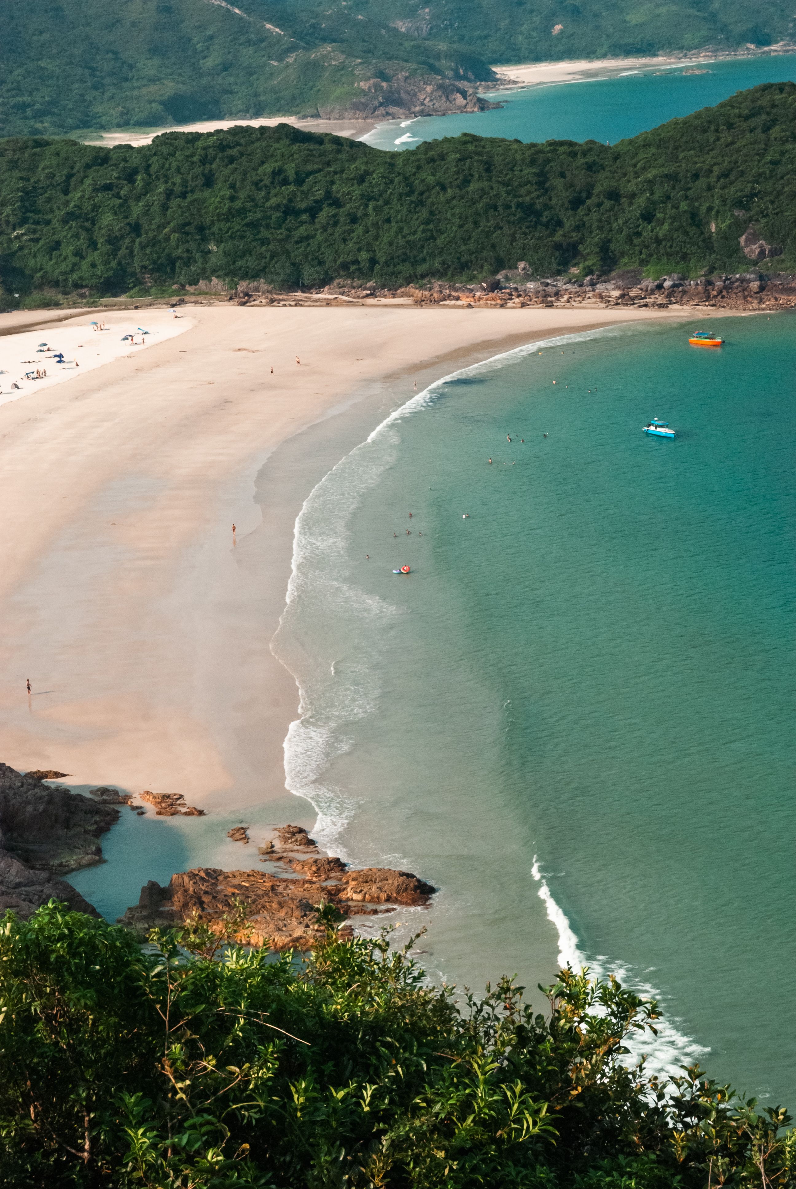 Aerial View of Pristine Tropical Beach and Blue Waters · Free Stock Photo