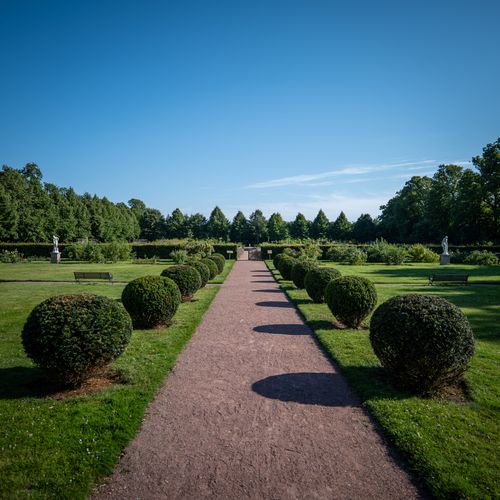 Free Explore the scenic pathways of a lush Swedish park in Skåne, Sweden Stock Photo