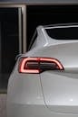 Close-Up of Modern Electric Car Tail Light