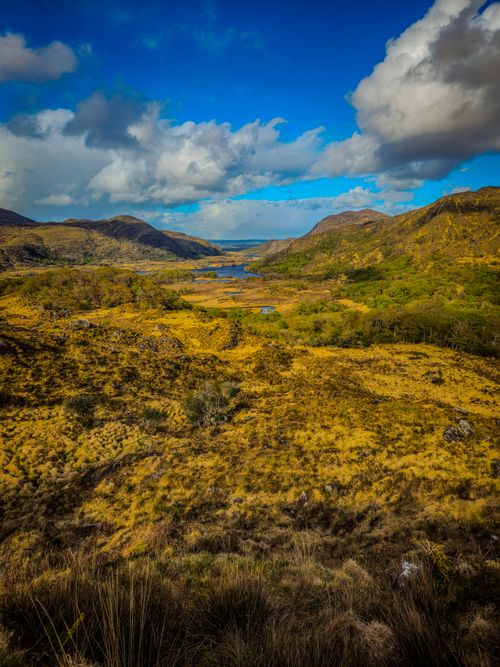 Free Explore breathtaking views of Killarney National Park in Ireland, showcasing lush greenery and dramatic skies. Stock Photo