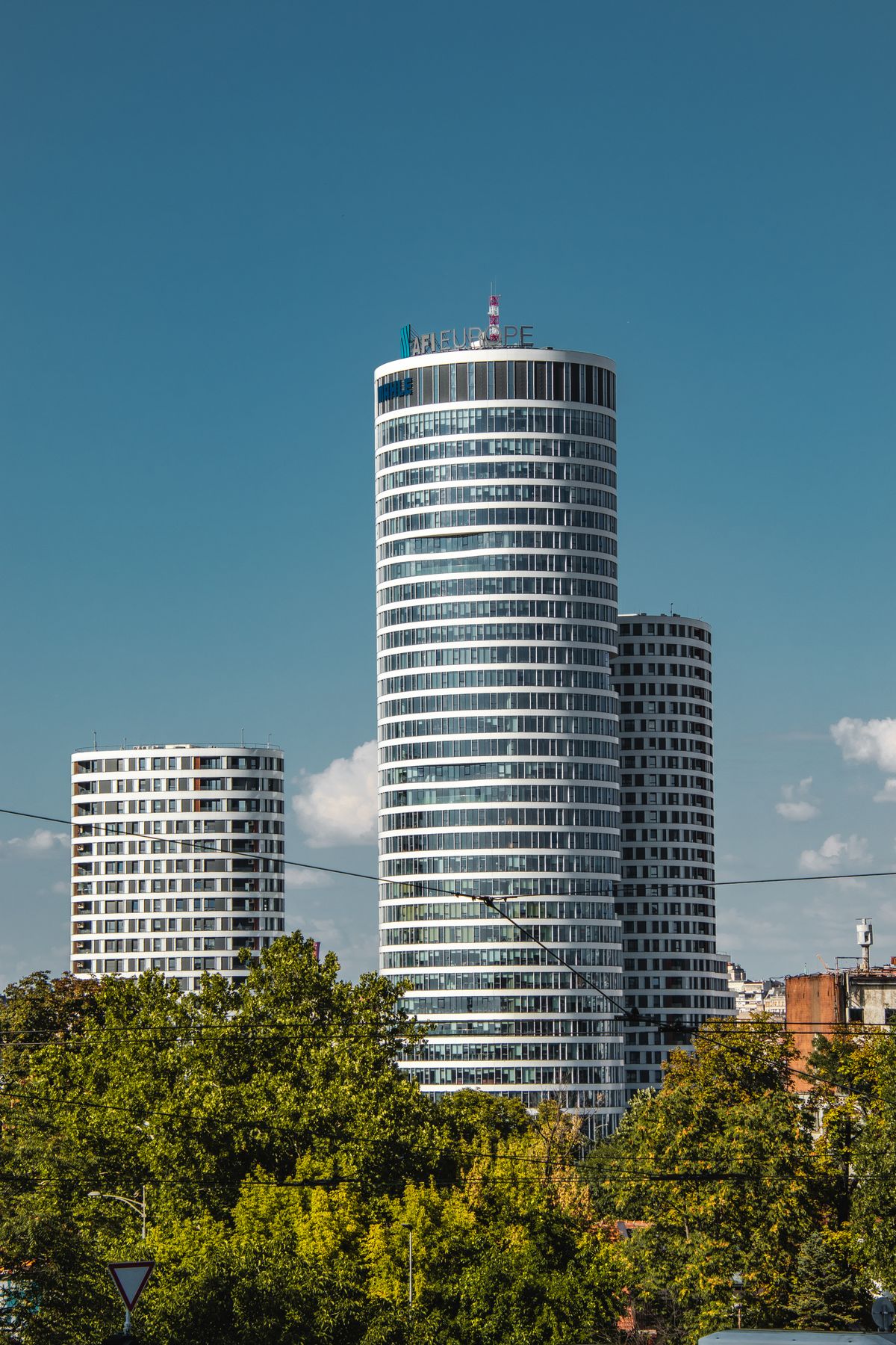 Belgrad - zgârie-nori moderni în Novi Beograd