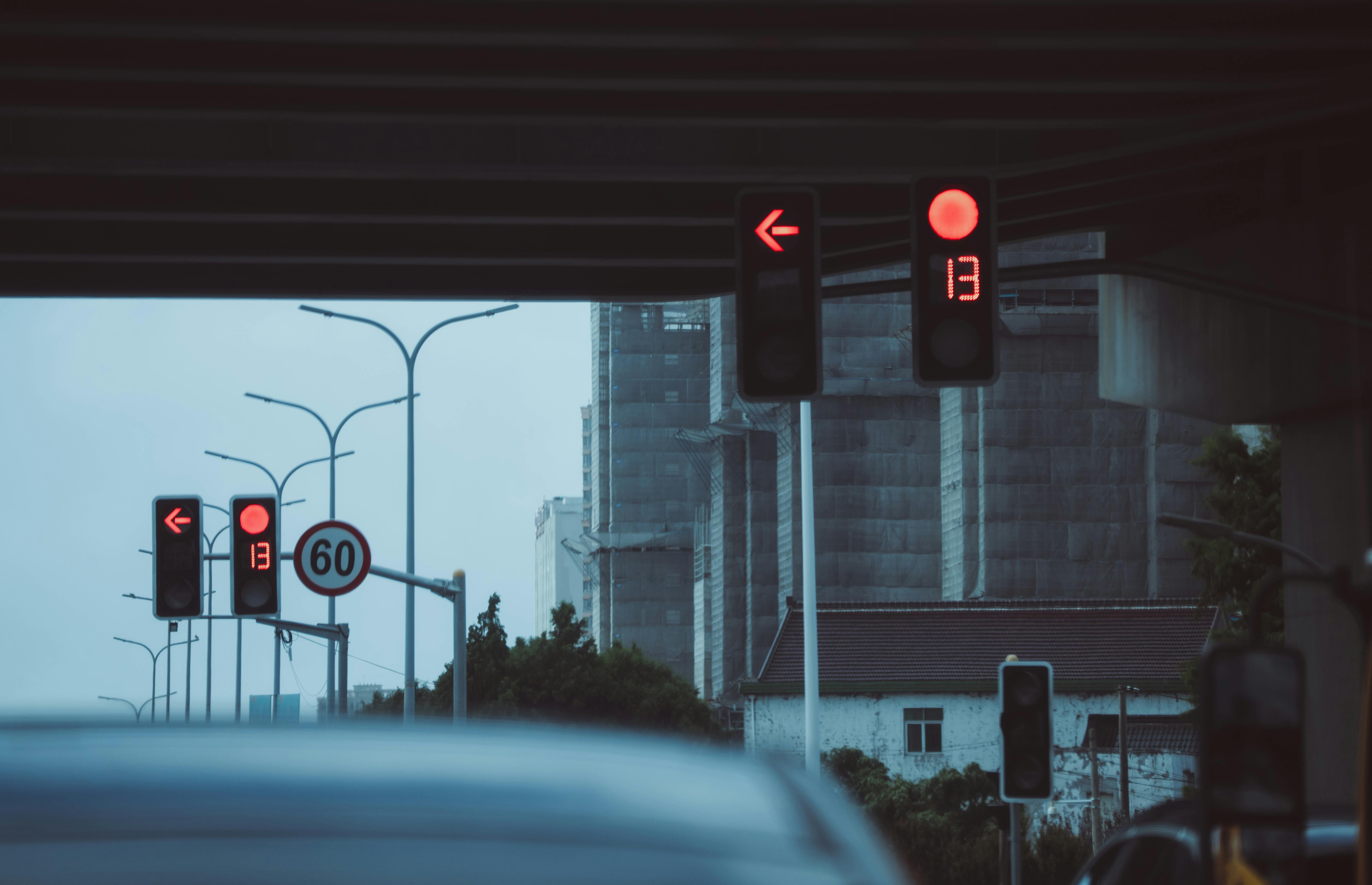 Professional office desk with a tablet showing a balanced color palette diagram.