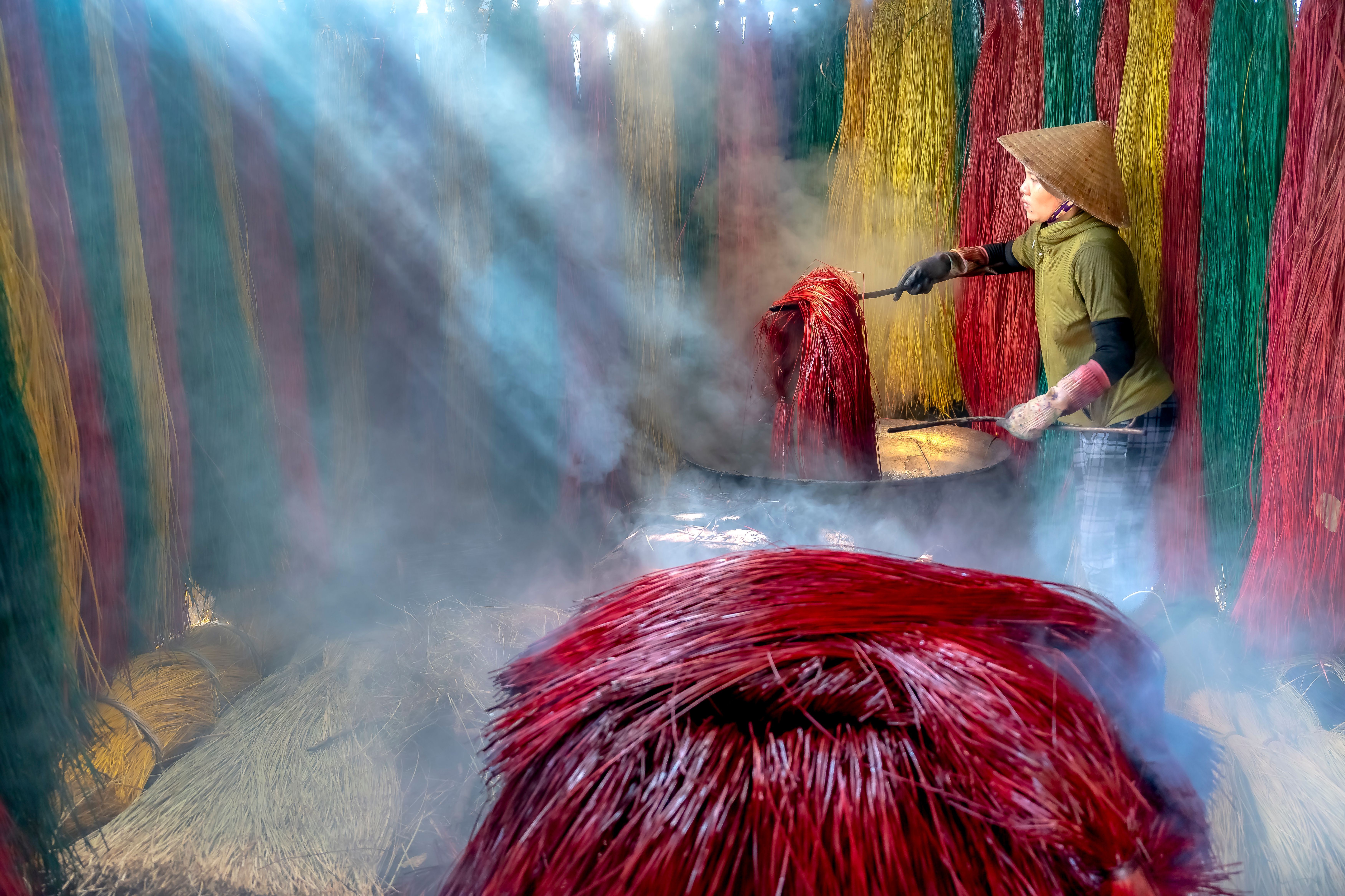 Traditional Vietnamese Incense Making Process · Free Stock Photo