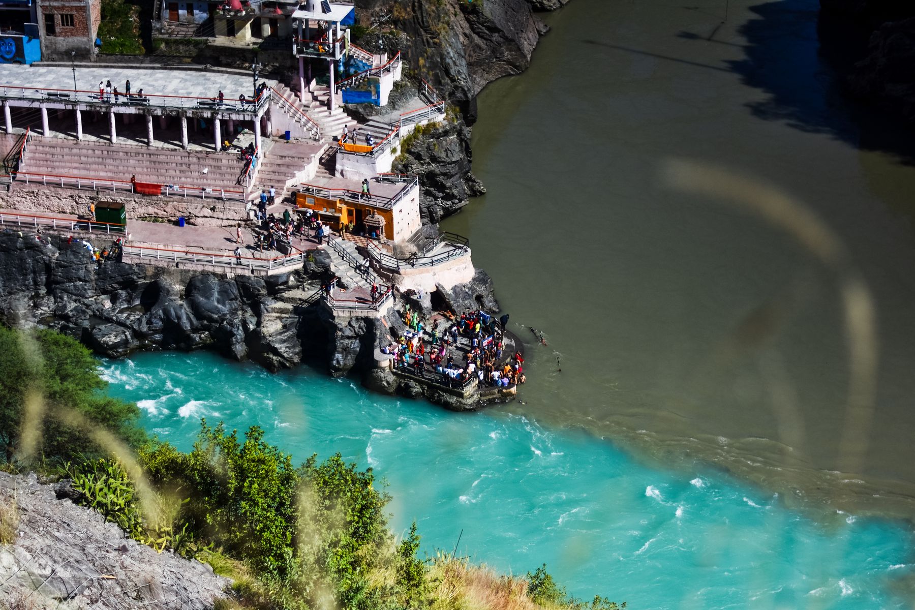 Devprayag river confluence