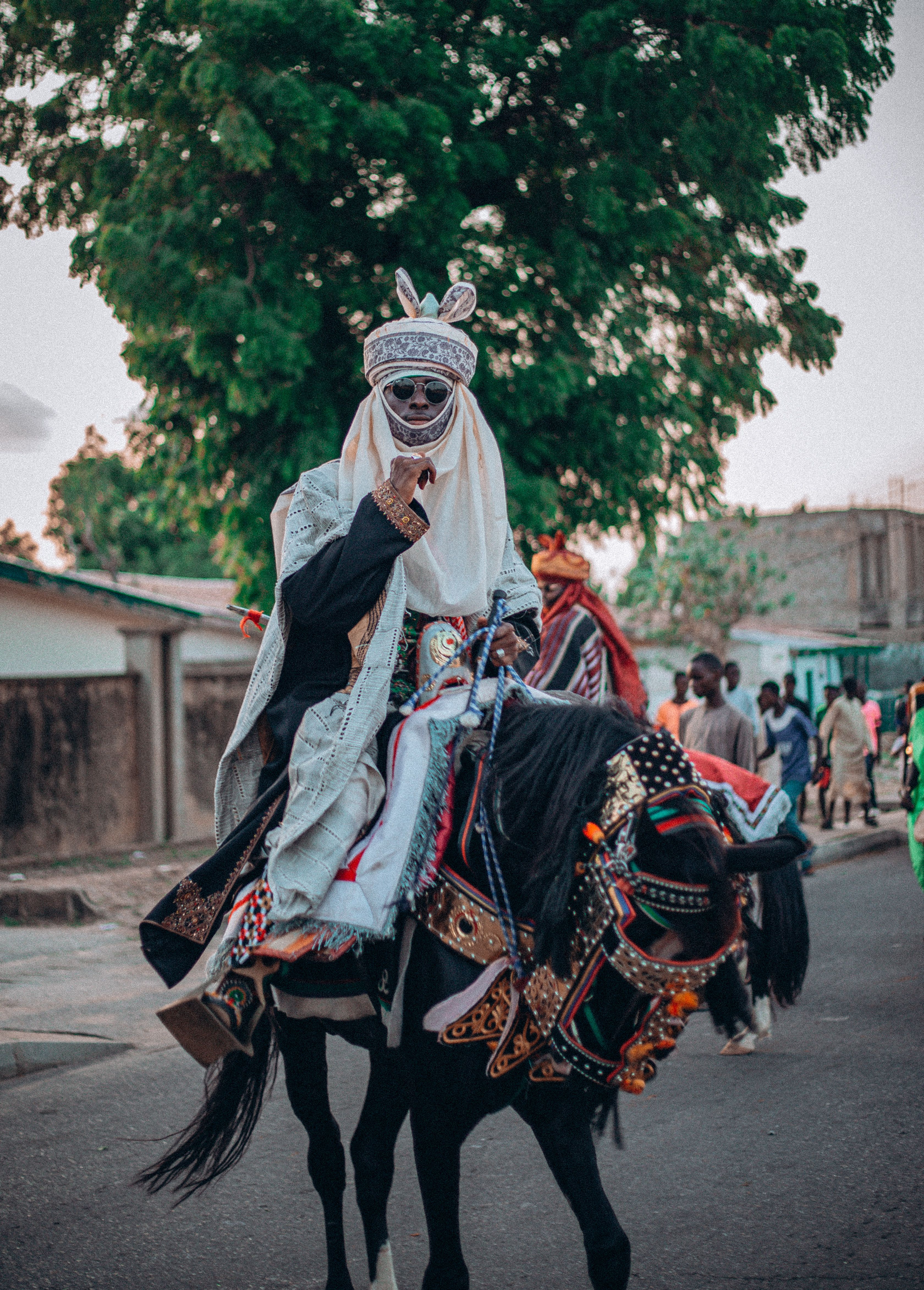Traditional Rider in Cultural Festive Attire · Free Stock Photo