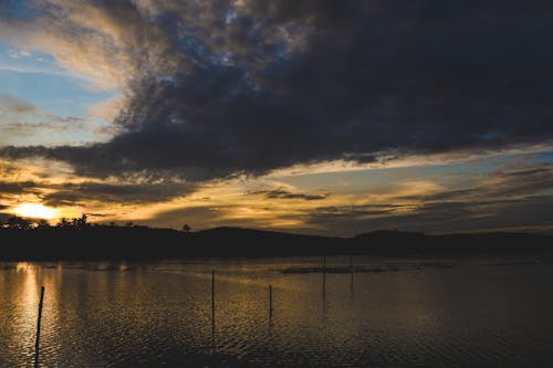 Ilmainen kuvapankkikuva tunnisteilla auringonlasku, järvi, Kauneus