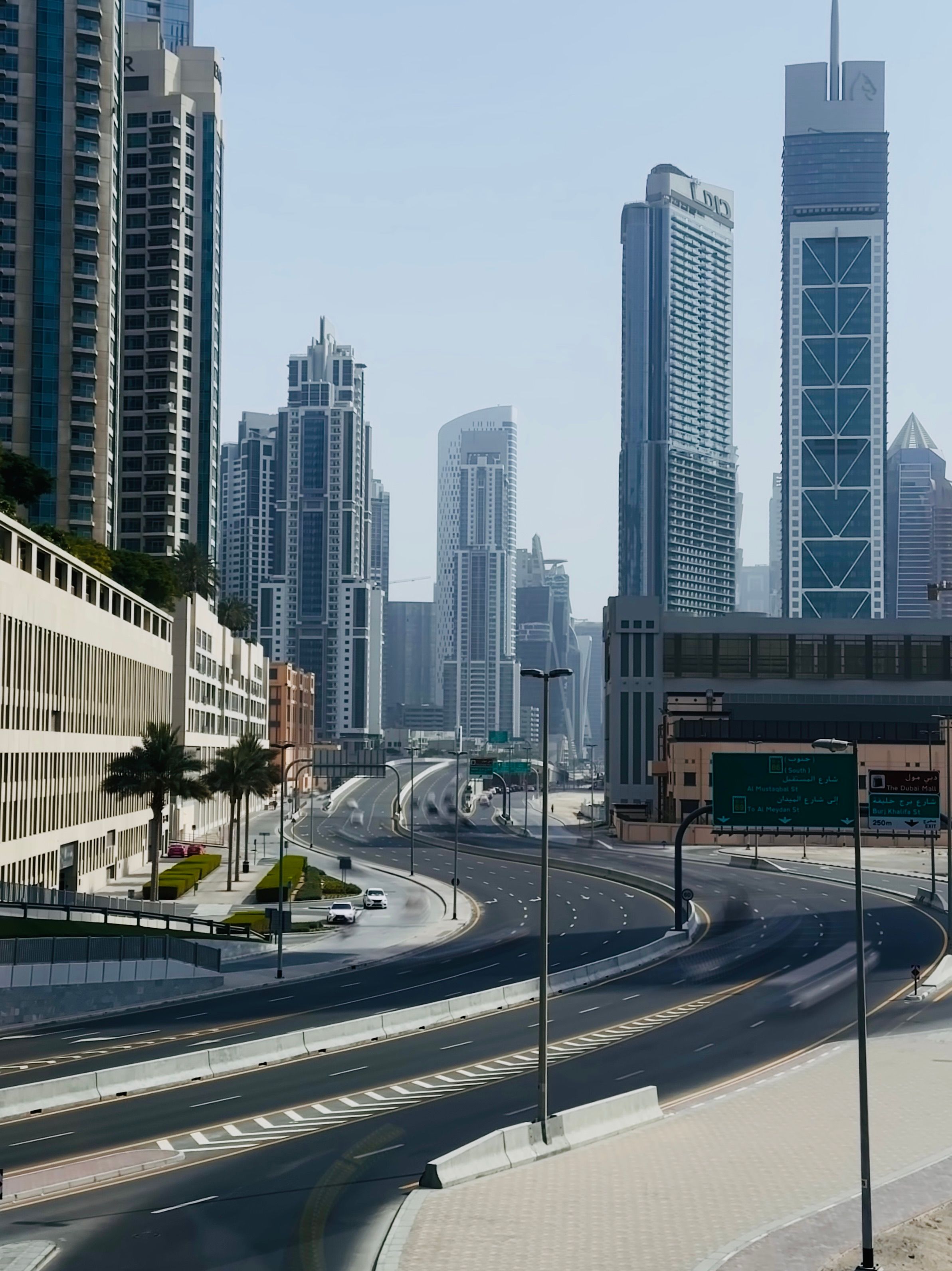 Illustration of 4K Dubai Futuristic Skyline Luxury City Iconic