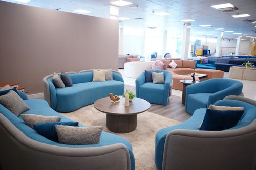 Lounge seating in a workspace, photo by Atul Mohan on Pexels